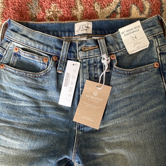 Jcrew high-rise toothpick jeans. - Picture 2 of 3